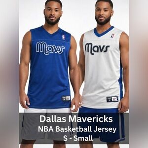 Dallas Mavericks Reversible NBA Jersey Blue White Small Team NBA Allen Iverson